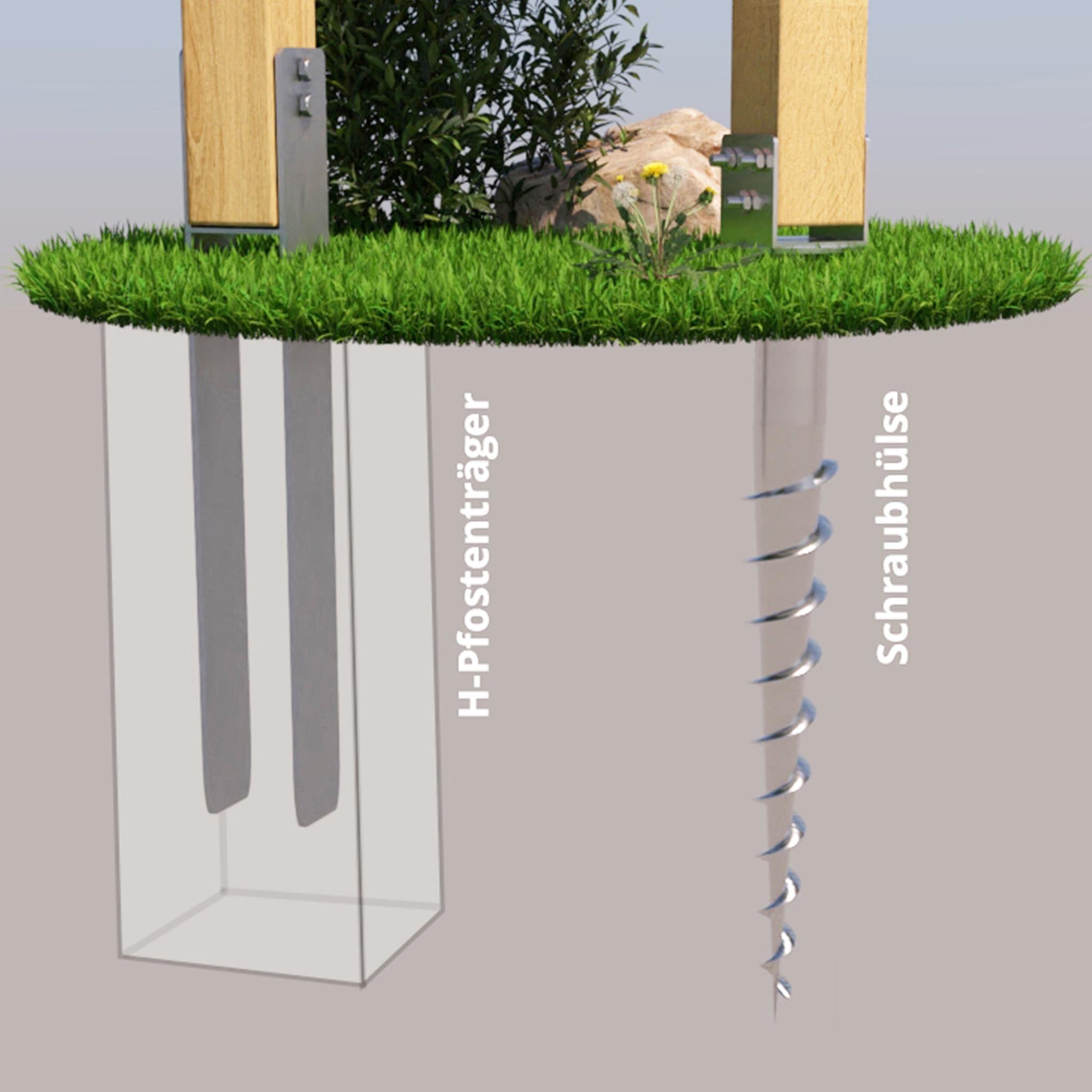 Pultaufsteller Holz "Zweibein"