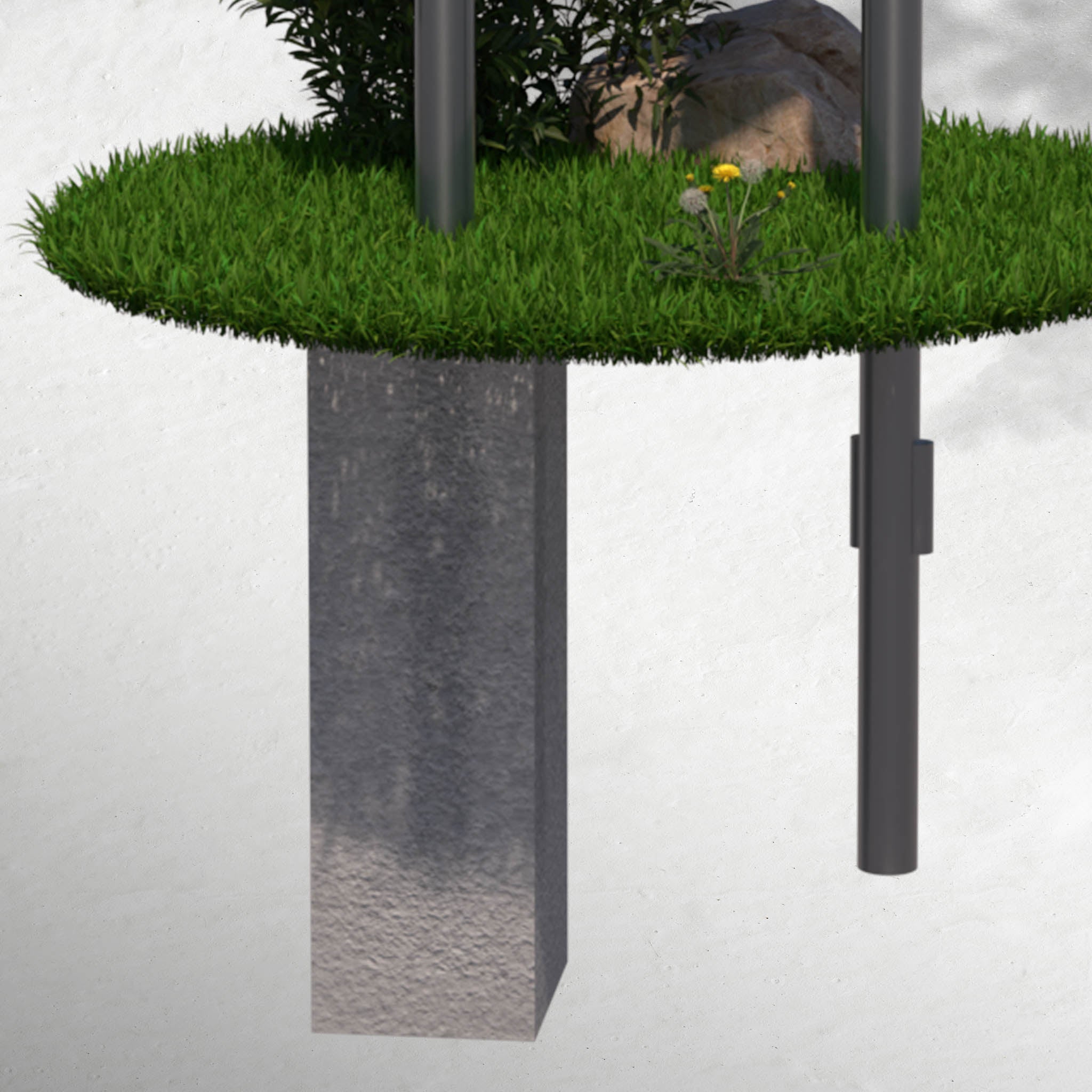 Pultaufsteller Edelstahl mit Wechselrahmen